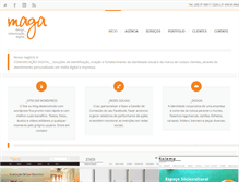 Tablet Screenshot of magadesign.com.br